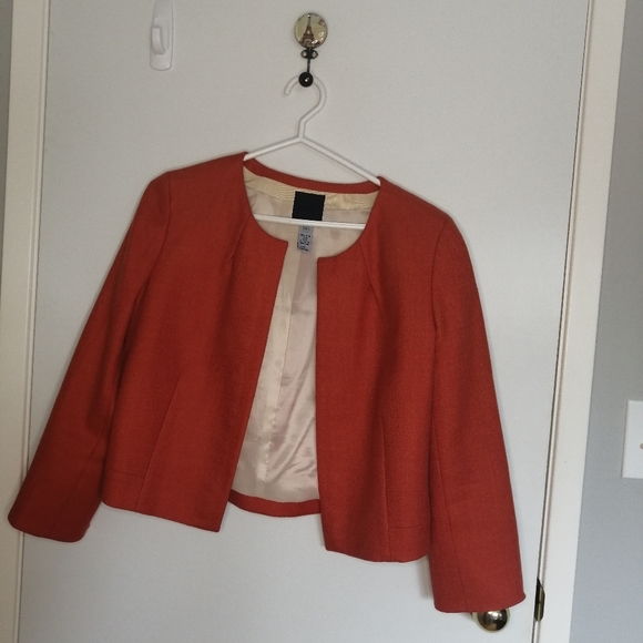 Orange JCrew Blazer - Picture 1 of 4